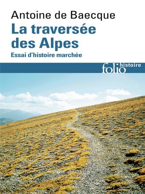 cover image of La traversée des Alpes